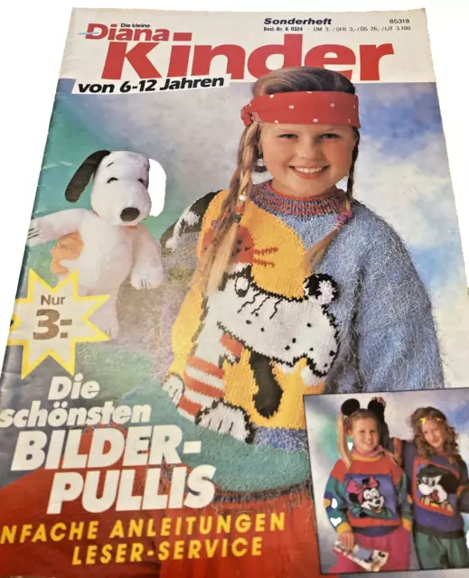 Die kleine Diana - Sonderheft - Kleinkinder von 6-12  Jahren   Bilder - Pullis