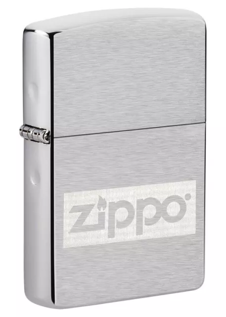 Zippo 49358, Flask and Brushed Chrome Lighter Gift Set, NEW 2
