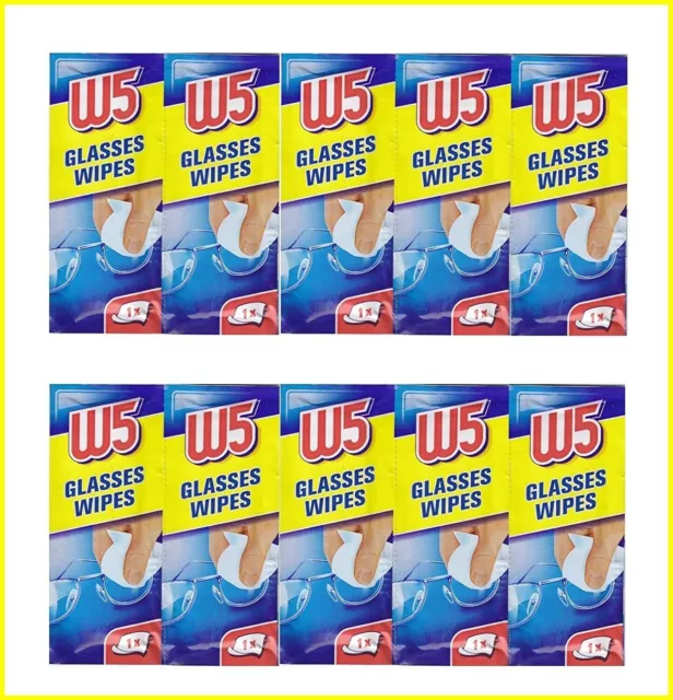 W5 Cleaning Wet Wipes 52 pcs in box for Glasses