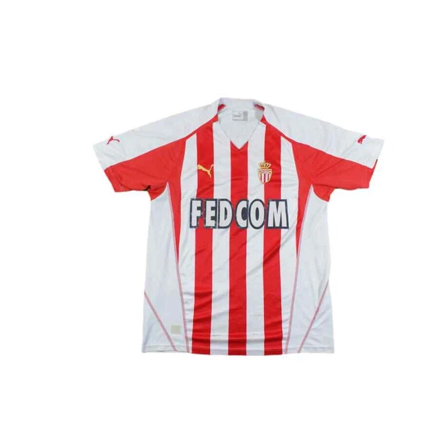 Maillot Extérieur AS Monaco 2005-2006 - N°11 AYMERICO - Puma - Taille M - Vintage
