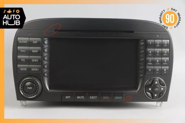 05-08 Mercedes R230 SL500 SL55 AMG Command Head Unit Radio Navigation CD OEM 64k