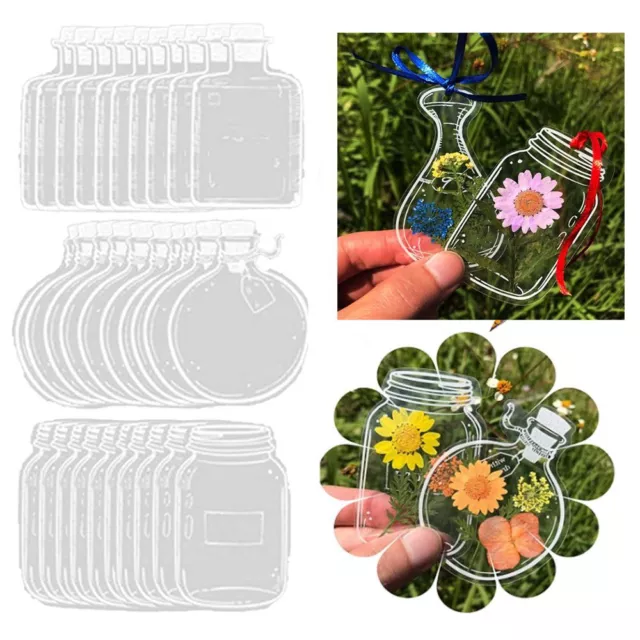 Transparent Dried Flower Bookmarks Pressed Flower Bookmark Flower Page Bookmark