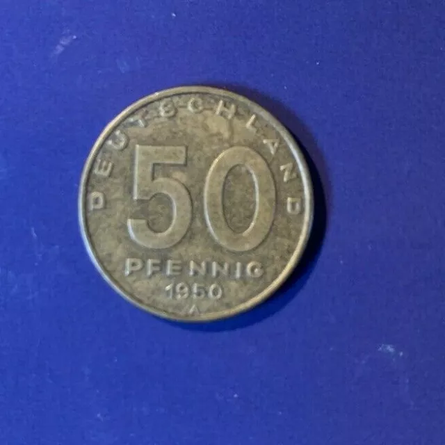 DDR Deutschland 50 Pfennig 1950 A vz