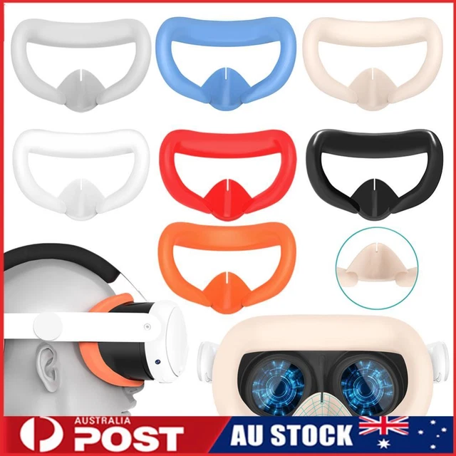 Silicone Mask Face Cushion Lightproof Mask Face Pad Replacement for Meta Quest 3