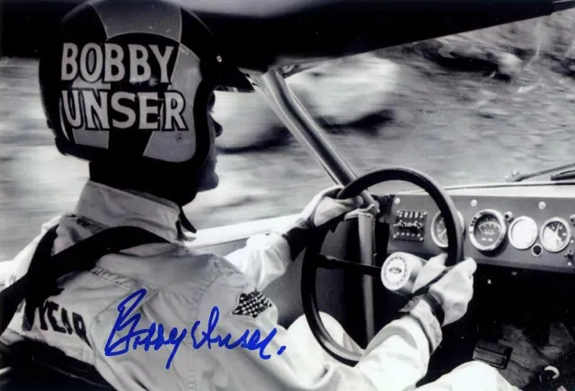Bobby Unser Ford Torino Winner Pikes Peak Hillclimb 1969 Signed Photograph 3
