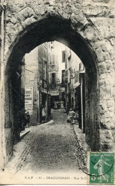 Carte Postale / Le Var / Draguignan Rue Saint Clair