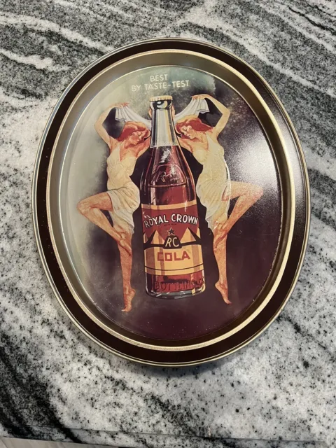 Vintage RC Royal Crown Cola Serving Tray Best By Taste