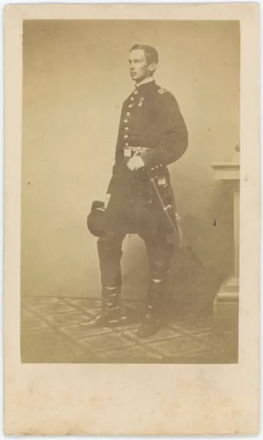 CDV. The Duke of Chartres in military uniform. Civil War. Civil War.