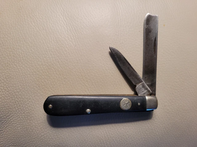 Vintage BOKER USA TREE BRAND 2 Blade Folding Pocket Knife
