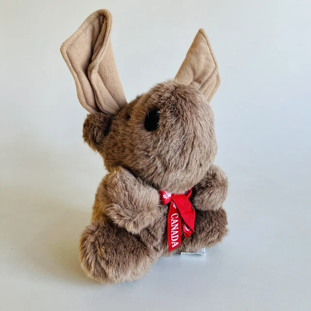 WILD WONDERS CANADA Soft Toy Cuddly Plush Moose Stuffed Animal Souvenir