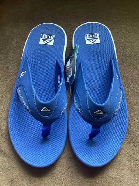 REEF FANNING X MLB LA Dodgers Flip Flop Sandal Color Blue CI4846 Brand ...