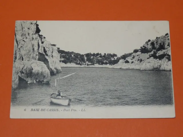 Cpa Carte Postale 1920 Cassis Bouches-Du-Rhone Calanque De Port Pin