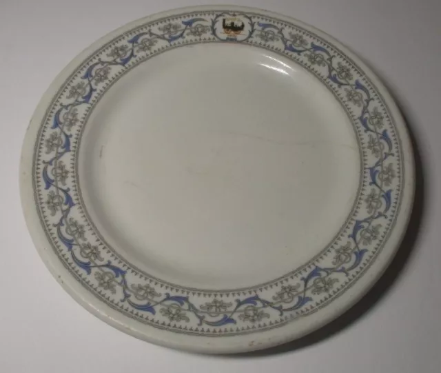Vintage NEW YORK CITY RAILROAD 7.5" Plate C.P. CO. Syracuse China # 4123