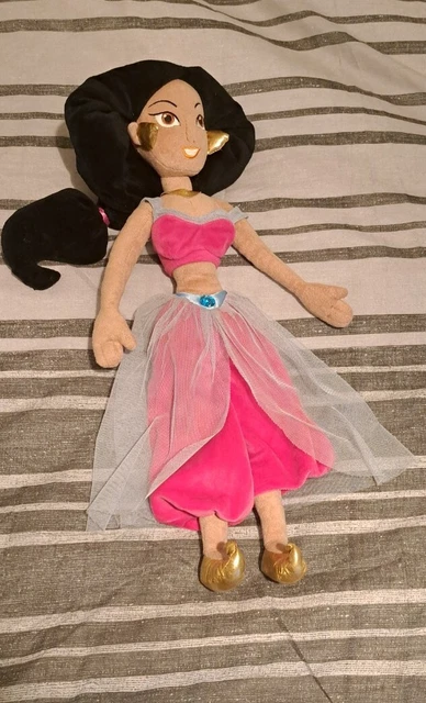 DISNEY STORE DISNEY Princess Aladdin JASMINE Doll Soft Toy £7.00 ...