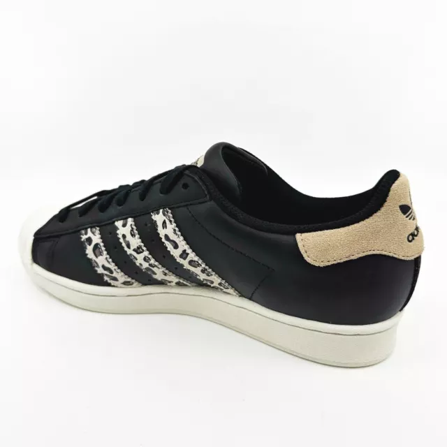 Adidas Originals Superstar Core Black White Beige Womens Sneakers IF7616 3