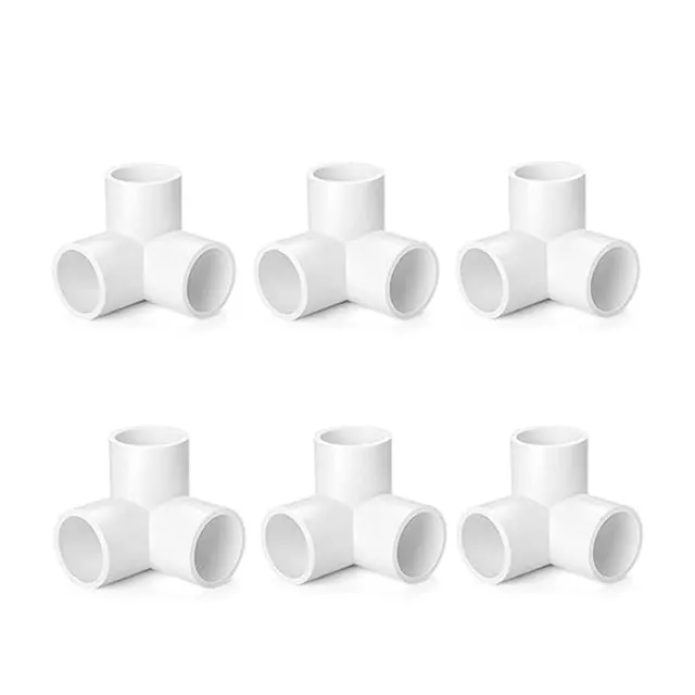 PVC Pipe Elbow 1 Inch 3 Way, DIY PVC Tee Elbow Fittings for PVC Pipe4024