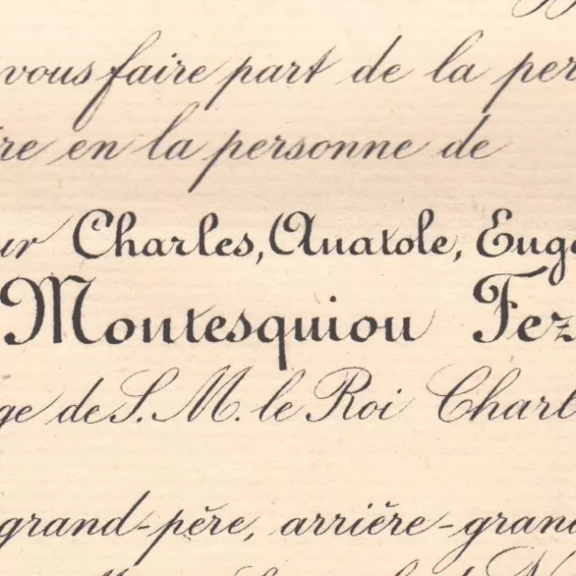 Charles Anatole Eugène De Montesquiou-Fezensac Château des Hayes 1883