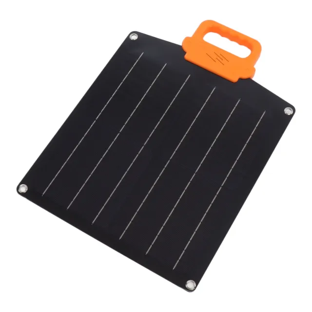 (Black)20W 18V Solar Panel Solar Panel Charger Efficient Charging Performance