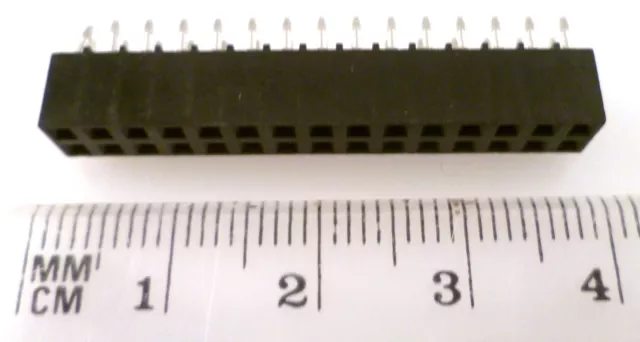 PCB Vertical Mount DIL Socket Range 4 to 30 Way 2.54mm Pitch 5 Pieces EB0029