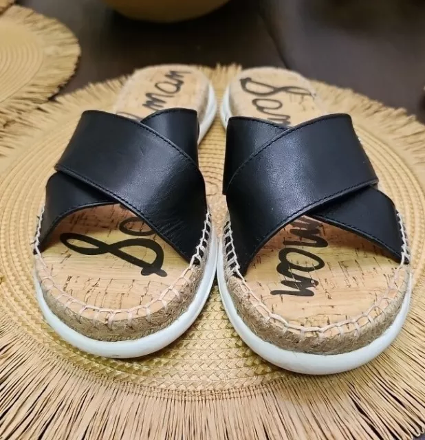 Sam Edelman Womens Jen Slides Sandals Black Size 8 M