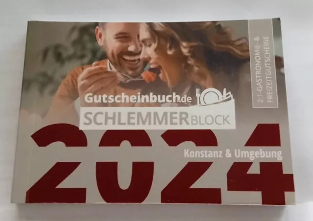 Gutscheinbuch Schlemmerblock 2024 Konstanz & Umgeb. Mit Mobile Code