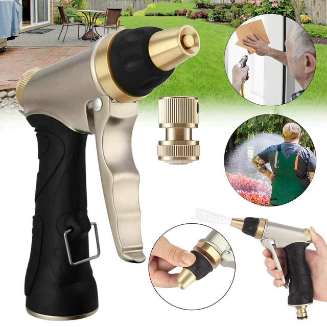 Gartenbrause Hochdruck Metall Garten Spritzpistolen Handbrause Spritzpistole DHL