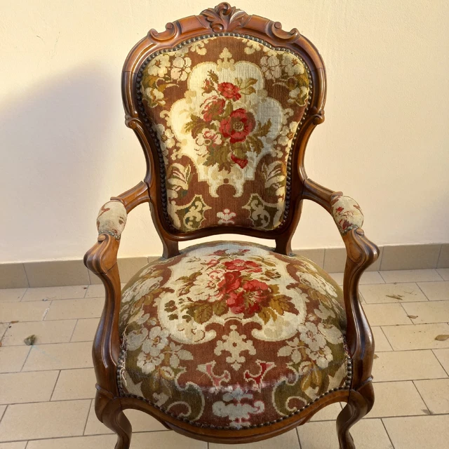 Poltrona antica impero  epoca 800