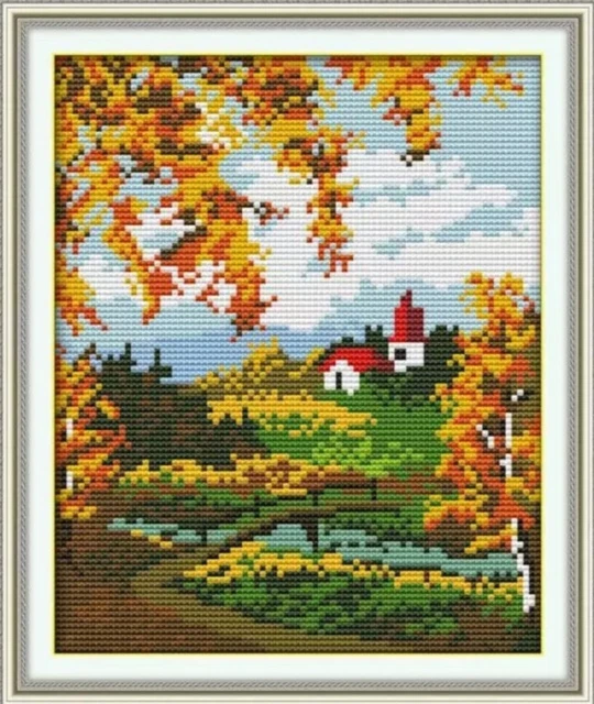 Kit Point De Croix Compté 14ct - Neuf - Loisir Créatif Broderie - Modèle Complet à Réaliser