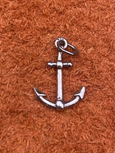 Pendentif Régional Ancien En Argent + Chaîne Jaseron - Milieu XIXème - Pierre Du Rhin - Bon état