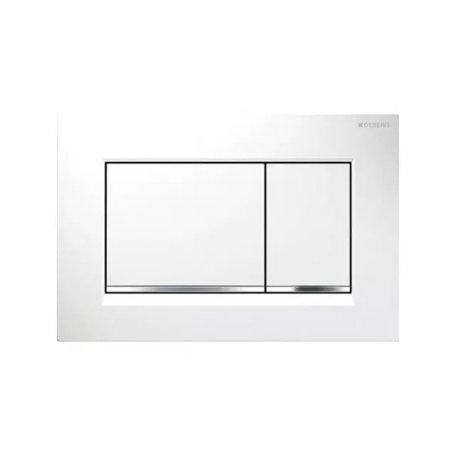 Geberit Sigma 30 WC Betätigungsplatte Drückerplatte weiß/chrom 115883KJ1