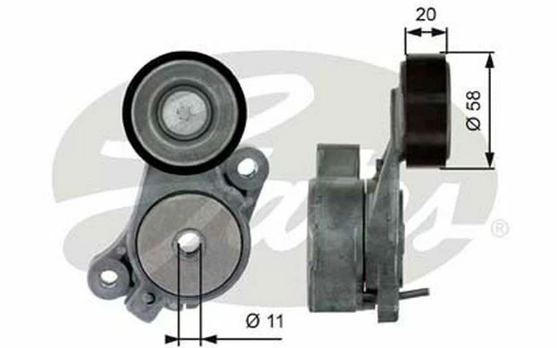 GATES Galet tendeur pour AUDI A1 SKODA FABIA T39040 - Pièces Auto Mister Auto