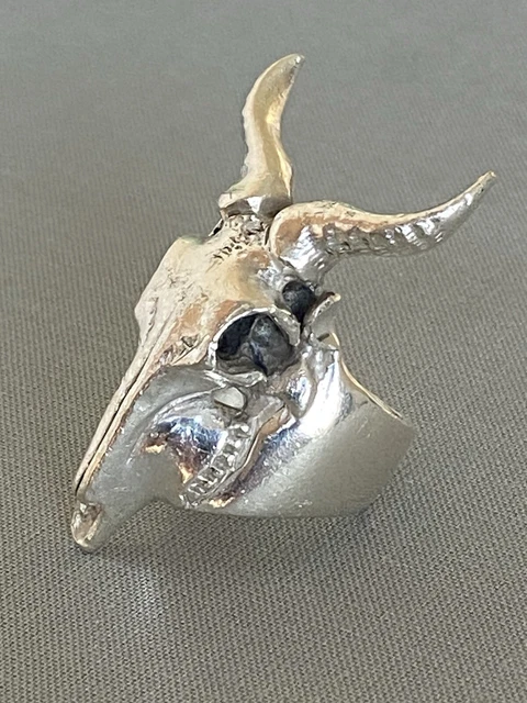 THE GREAT FROG 925 Sterling Silver Kudu Ring UK Size