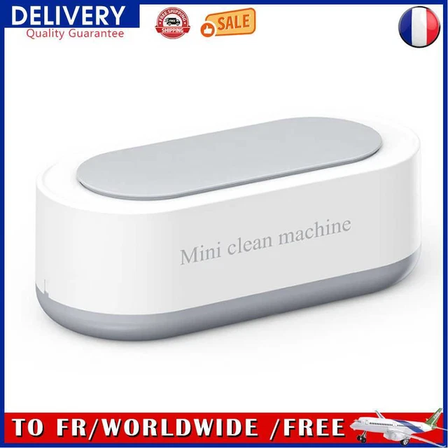 Ultrasonic Jewelry Cleaner Jewelry Glasses Watch Cleaning (Charging White)
