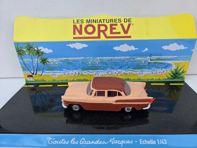 Norev 1:43 – Simca Chambord Avec Caravane Henon – Miniature Collection – Occasion