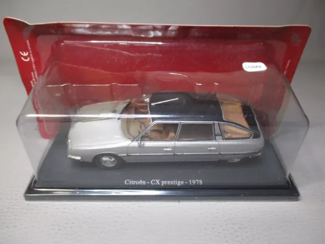 LG942 ATLAS UH Passion Citroen 62 1/43 1:43 Voiture CX Prestige 1978 gris métal