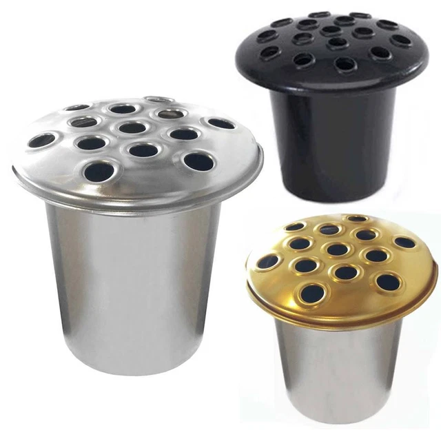 New Memorial Grave Insert Flower Holder Pot Cemetery Funeral Tribute Bowl Vases