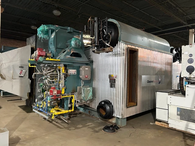 CLEAVER BROOKS/Nebraska 600HP/250PSIG WATERTUBE BOILER W/NAT-COM BURNER MUST SEE