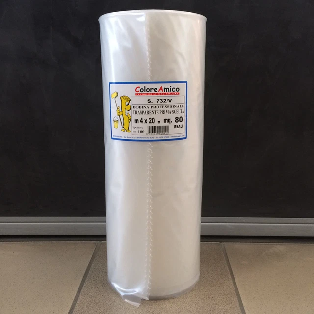 Rotolo Di Cellophane Trasparente 3 Mil – 43 Cm X 30 M – Per Confezioni Regalo, Fiori, Cesti – Imballaggio Fai Da Te