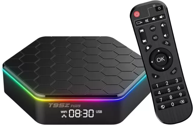 T95Z Plus Android 12.0 TV Box 64GB 4GB Smart HD Media Player Dual WIFI Bluetooth