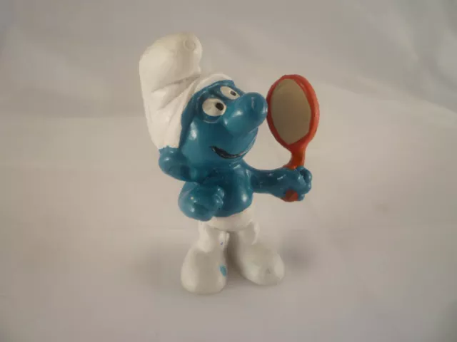 SCHLEICH - Schtroumpf Pitufos Smurf Schlumpf - PUFFO VANITOSO