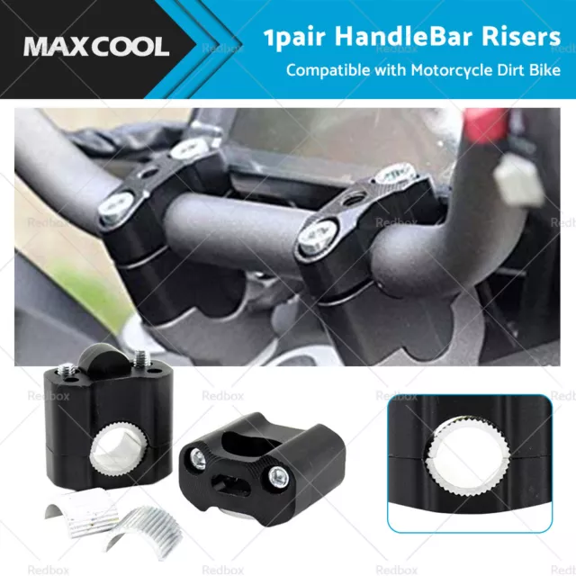 HandleBar Fat Bar Risers Mount Clamp Adaptor For  22mm to 28mm Pit Dirt Bike