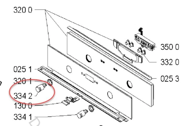 Sélecteur de fonction four Siemens Bosch 00611026