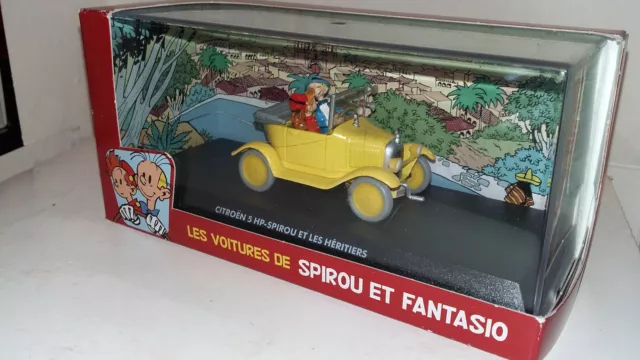 1:43 Citroen 5 HP-Spirou et les heritiers Les voitures de Spirou et fantaisie