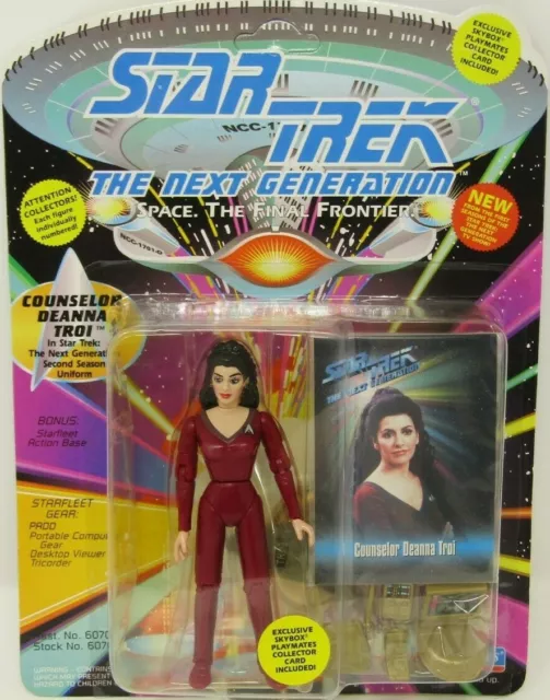 1993 Playmates Star Trek The Next Generation Series 2 Counselor Deanna Troi