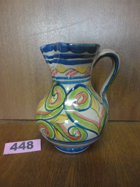 Large Signed Studio Art Pottery Jug / Pitcher