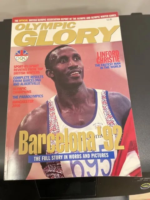 Olympic Glory Souvenir Book - Complete Results From Barcelona And Albertville