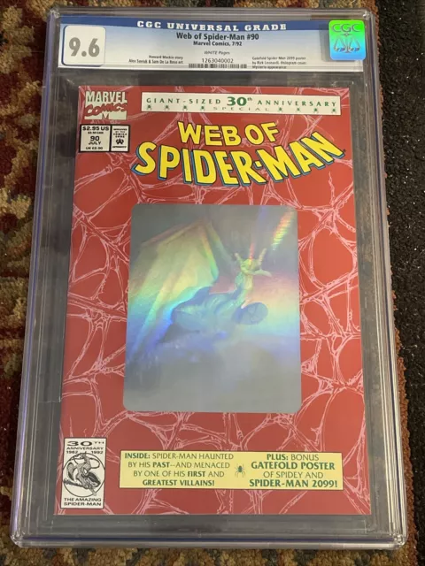 Web Of Spider-Man 90 CGC 9.6 Marvel Comics 1992