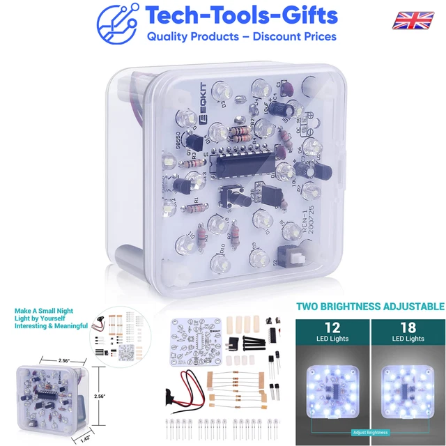 DIY NIGHT LIGHT Kit - Build it Yourself - Soldering Learning Teaching ...