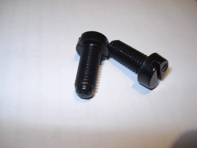 Lot De 10 Vis Nylon Tête Cylindrique Plate Fendue M4x40mm + écrous - Neuf, Origine Royaume-Uni