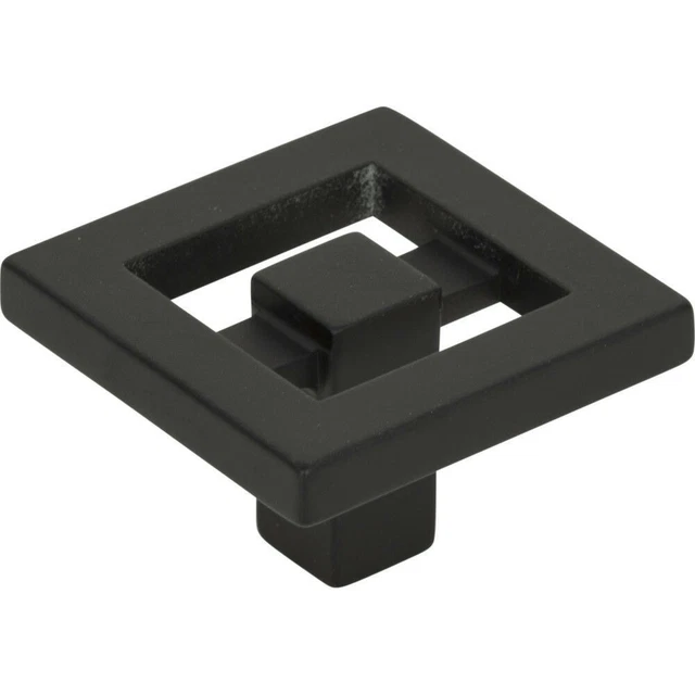 Atlas Homewares 260-BL  *   Nobu Cabinet Knob - Matte Black, Lot of 4